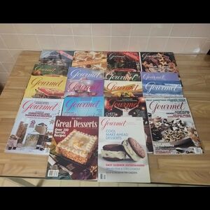 Gourmet Magazines Lot of 18 From 1990 To 2005
